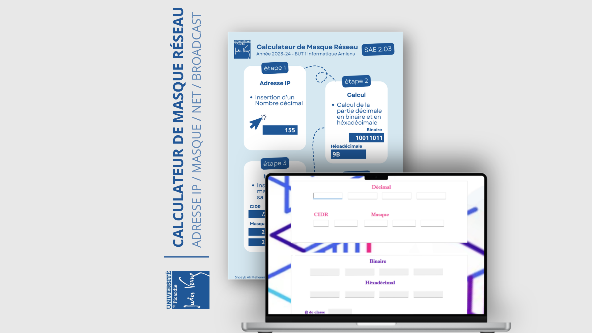 Aperçu du calculateur réseau