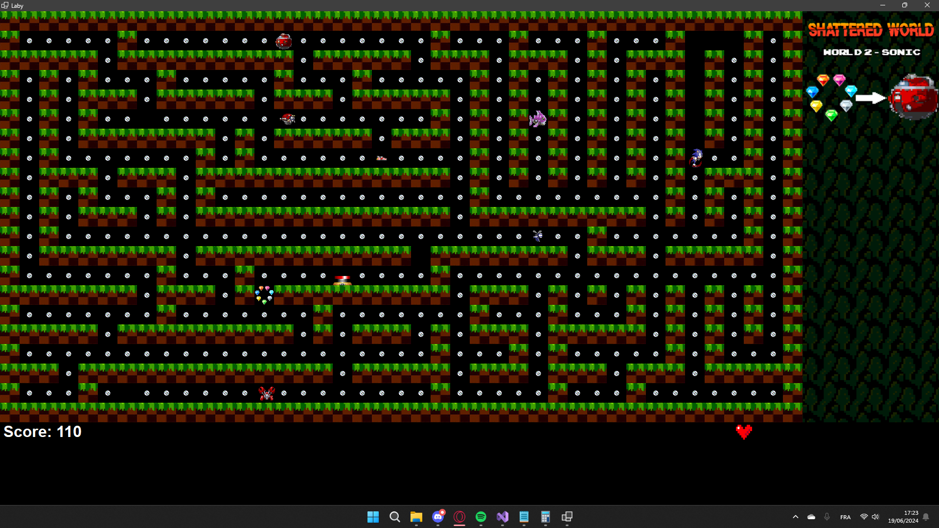 Monde FIFA du projet Pac-Man Shattered World